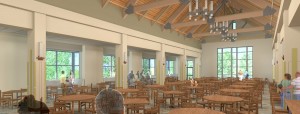 The new dining hall