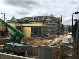 campus construction in progress at Gables