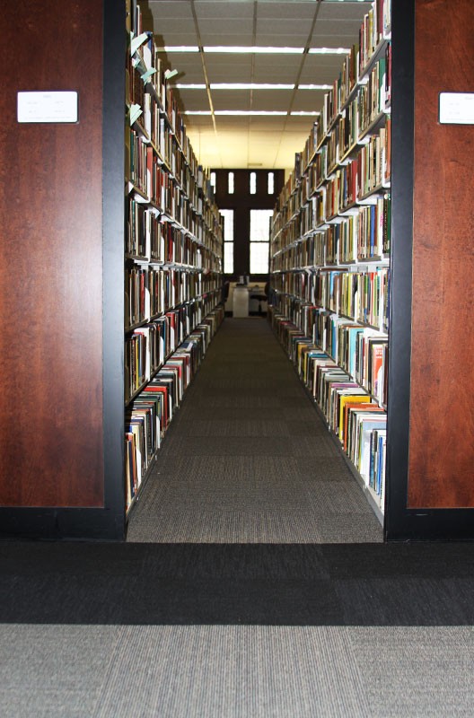 The new carpet is stain resistant and durable enough to handle the significant foot traffic the library receives. 