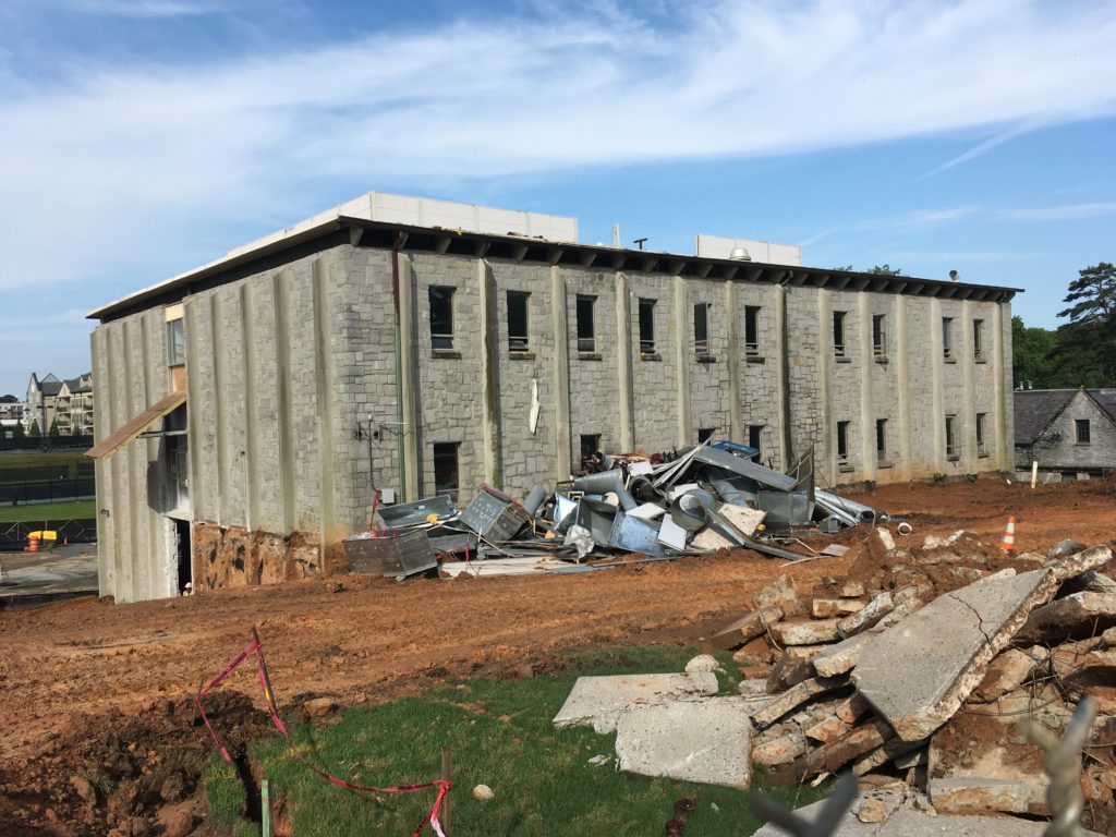 goslin hall cousins center demolition